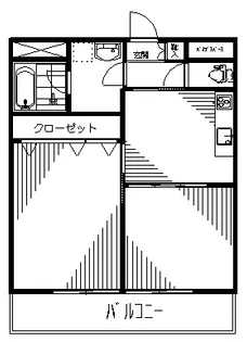 サンアサガヤビル【5階】の間取り