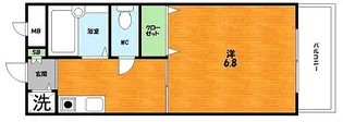 リバーサイド西牧野【1階】の間取り