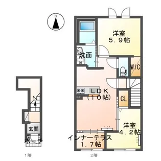 Nexus ネクサス【2階】の間取り