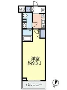 グランヴァン西馬込III【1階】の間取り