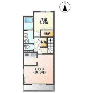 スプリングライトII【2階】の間取り