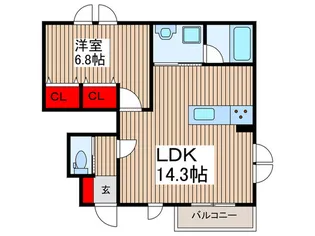Windsor Court North【1階】の間取り