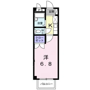 エスペランサA【2階】の間取り