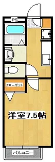 La Maison Sakura B【2階】の間取り