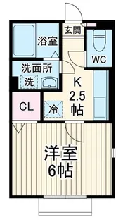 ヴェルデ七里ガ浜【2階】の間取り