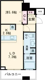 レジディアタワー上池袋 タワー棟【21階】の間取り