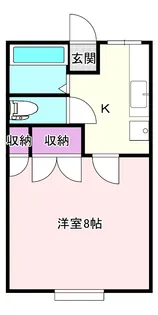 ストークハウスB【1階】の間取り