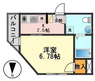 シース亀有【2階】の間取り