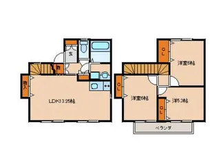 ウィステリアD【1階】の間取り