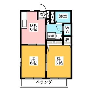 セピアコート【2階】の間取り
