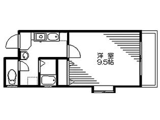ルミエール白山【3階】の間取り