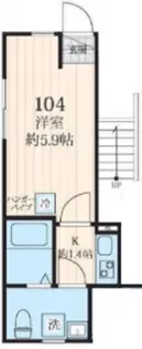 西新井627 B棟【1階】の間取り