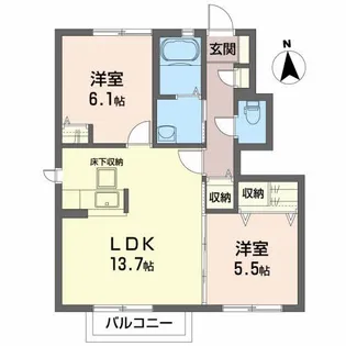ShaMaison IZUMI【1階】の間取り