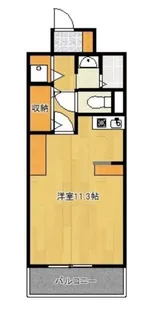 クレッセント駅前【5階】の間取り
