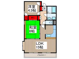 メゾンア-ティ-ズ【2階】の間取り