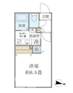 モデュロール上落合【1階】の間取り