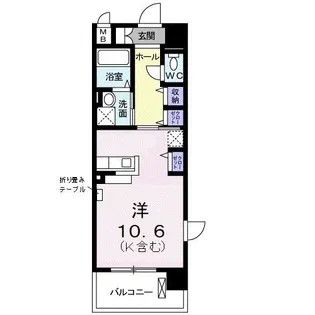 エーヴィッヒカイト【1階】の間取り