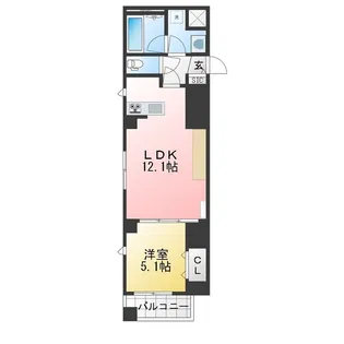 CLASKA【4階】の間取り