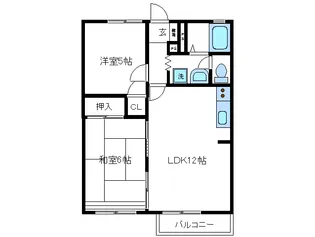 セピアコート【2階】の間取り