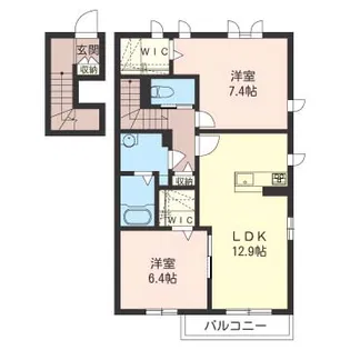 Luce(ルーチェ)IV【2階】の間取り