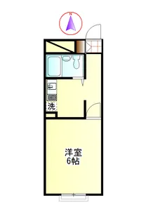 パサージュ808前橋北【2階】の間取り