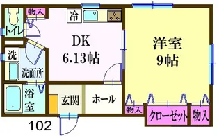 ナリトモ仁戸名B【1階】の間取り