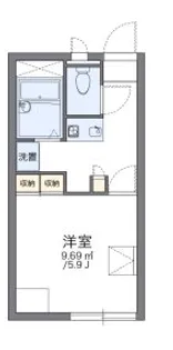 レオパレスノウムレジデンス【1階】の間取り