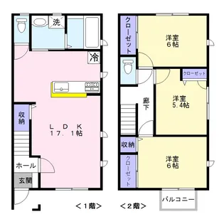 千葉県船橋市滝台2【一戸建】の間取り