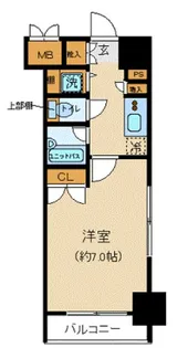 パレステュディオ神田神保町【6階】の間取り