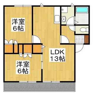 メゾン・タチバナ C【1階】の間取り