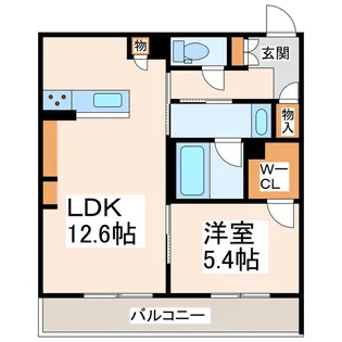 シャーメゾンBloom Stage【3階】の間取り