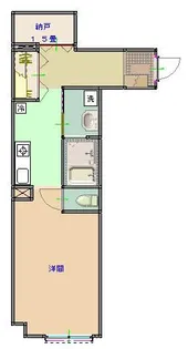 サイクルハイツI【2階】の間取り
