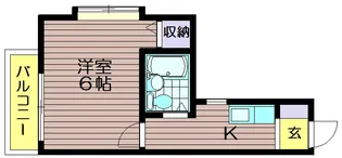 カーザフローラ【1階】の間取り