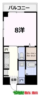 イヅミビルIII【4階】の間取り