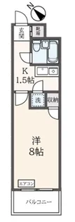 クレスト1【1階】の間取り
