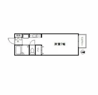 大阪府箕面市粟生間谷東5【アパート】の間取り