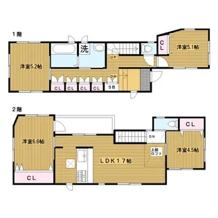 神奈川県横浜市戸塚区吉田町【一戸建】の間取り