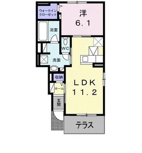 JadeHouse D【1階】の間取り