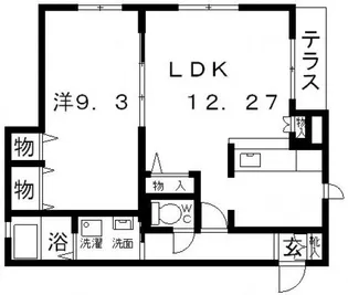 ロイヤルハーベスト21【1階】の間取り