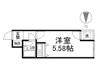 トライヤード【2階】の間取り