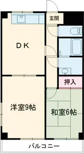 2DKの間取り画像