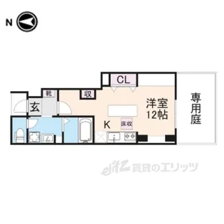 WOODSTOCKNEST【1階】の間取り