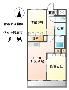 エム アスカ【3階】の間取り
