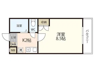 コーポ木村【2階】の間取り