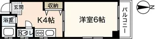 竹本ビル【4階】の間取り