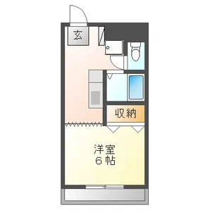 ヴァン・ゴッホA【2階】の間取り