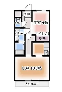 グランディール・ヒロ【1階】の間取り
