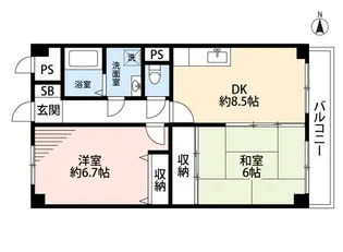 S.T.MON【5階】の間取り