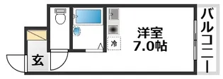 大阪府大阪市東淀川区瑞光5【マンション】の間取り