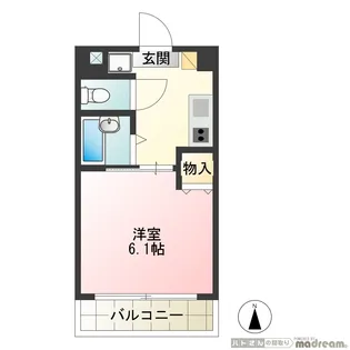 ハイポイント竹ノ塚【9階】の間取り